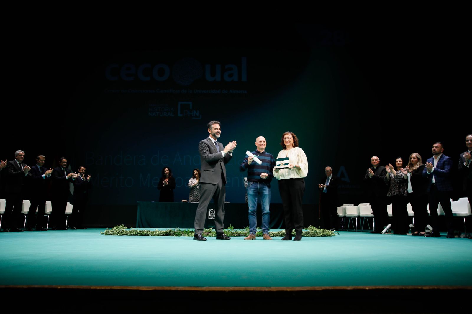 Imágenes de las entregas de las banderas de Andalucía