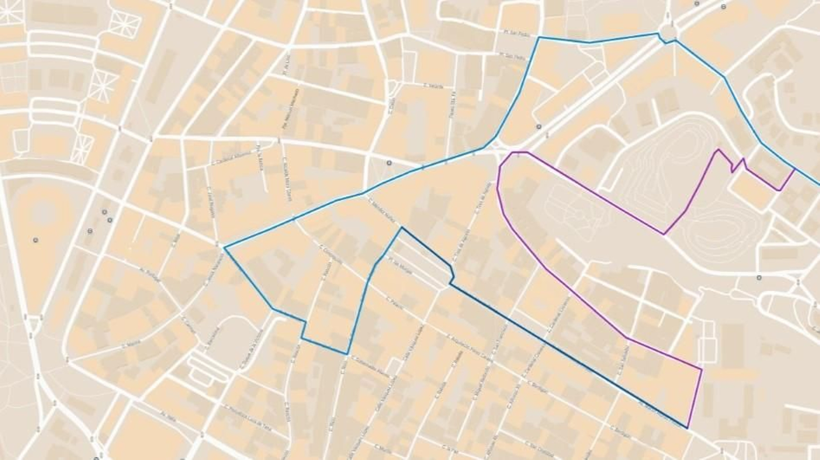 Recorrido de la Magna Mariana.