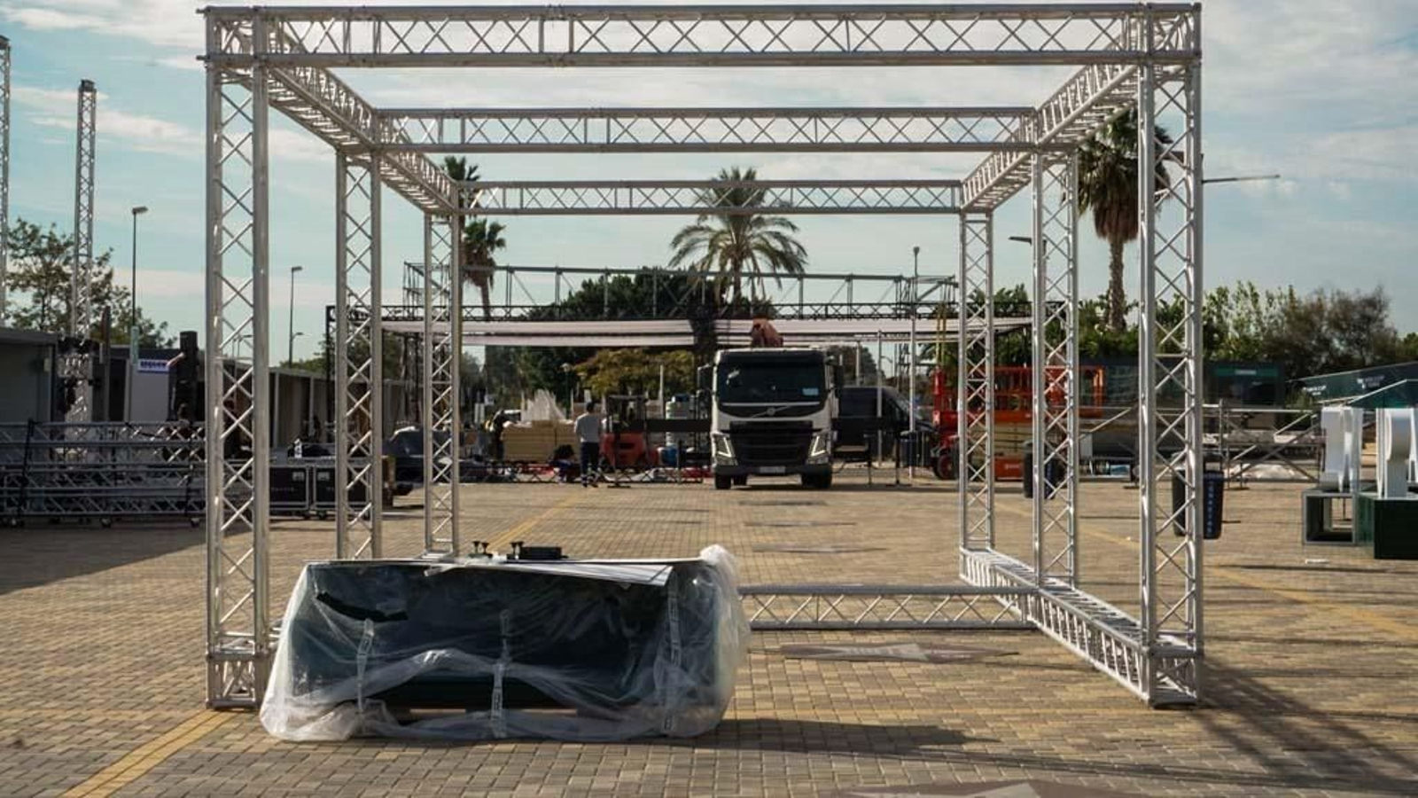 Las fotos de la Copa Davis a su llegada a Málaga