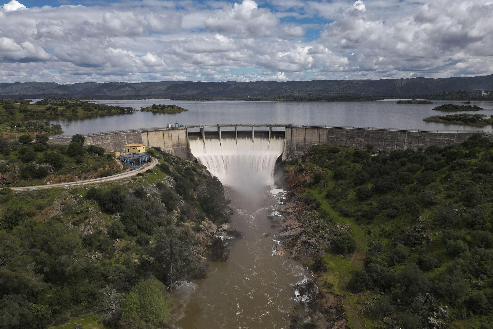 El embalse de Melonares en Sevilla.