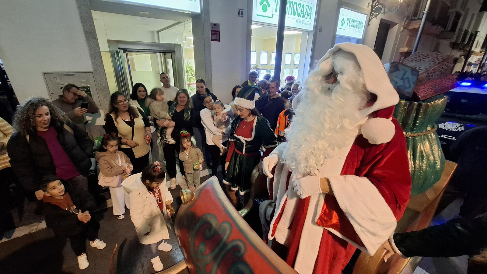 Papá Noel llegó a Puerto Real