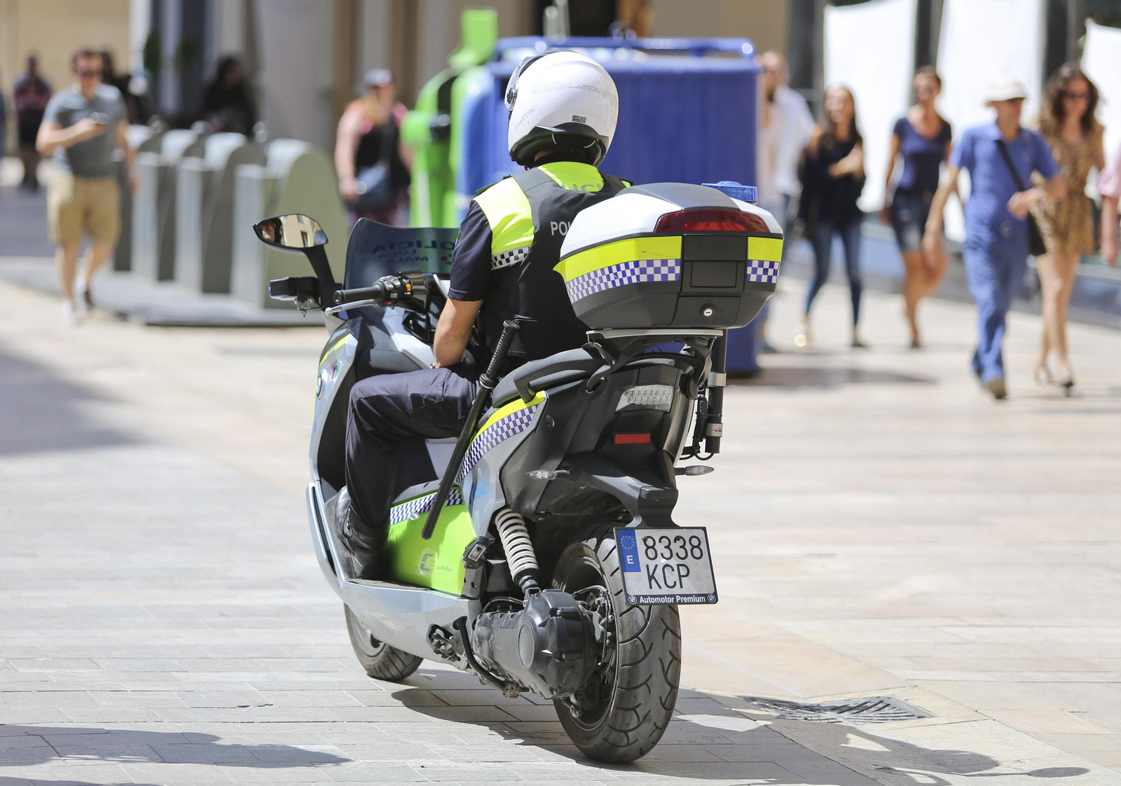 Un policía local de Málaga