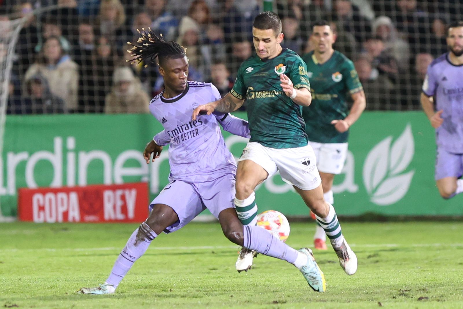 Partido de Copa del Rey entre el Cacereño y el Real Madrid, este 2023.