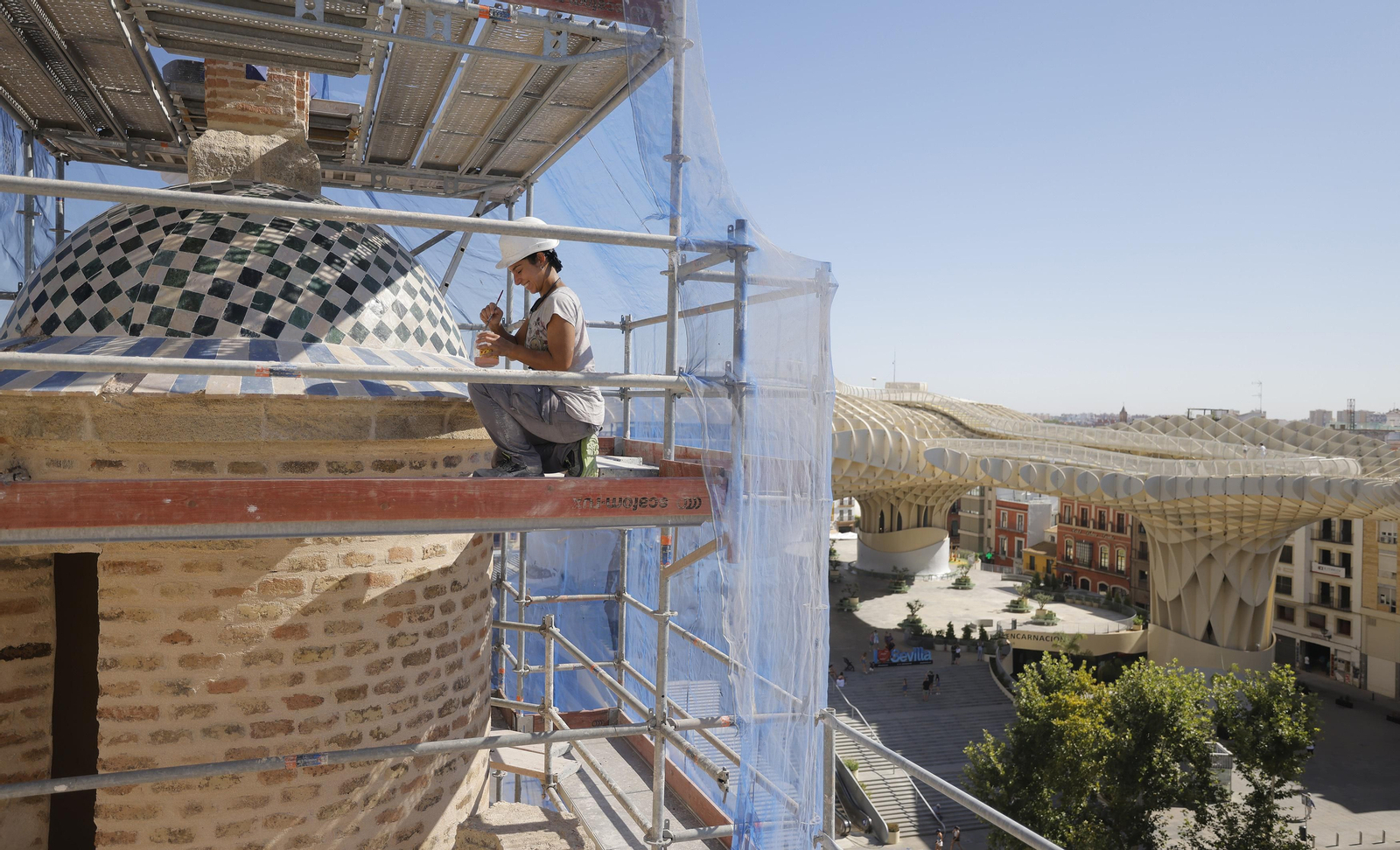 Las imágenes de la restauración de la Iglesia de la Anunciación