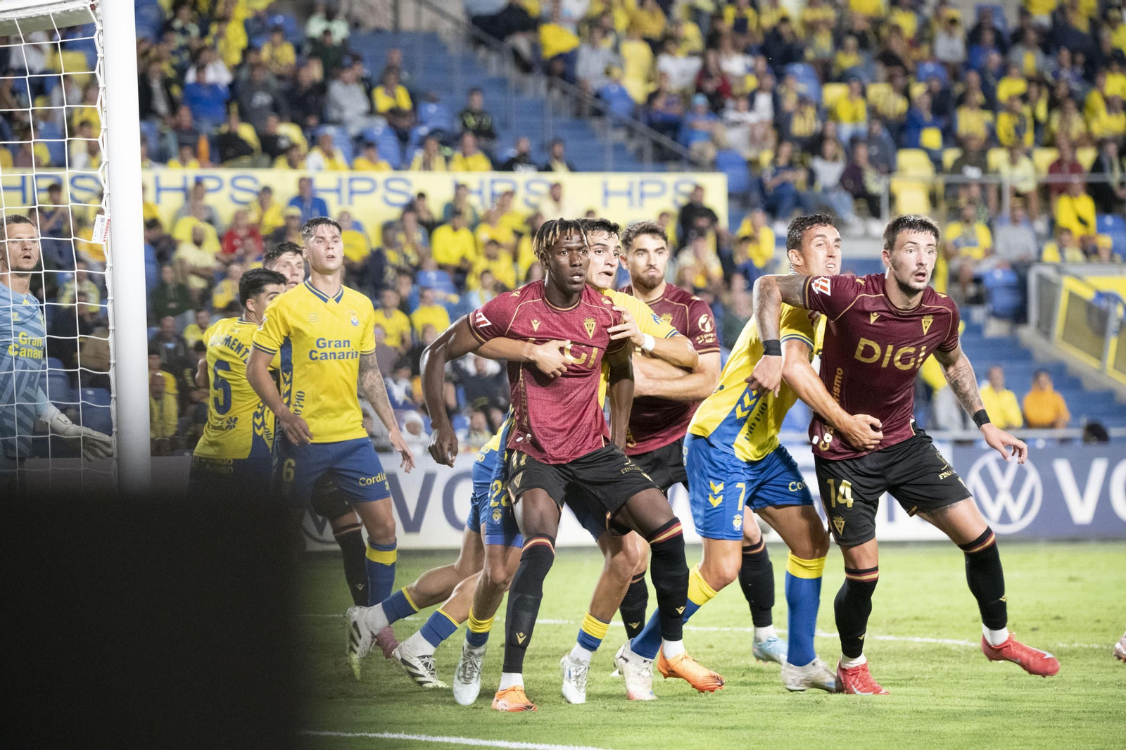 Las imágenes del Las Palmas-Cádiz CF