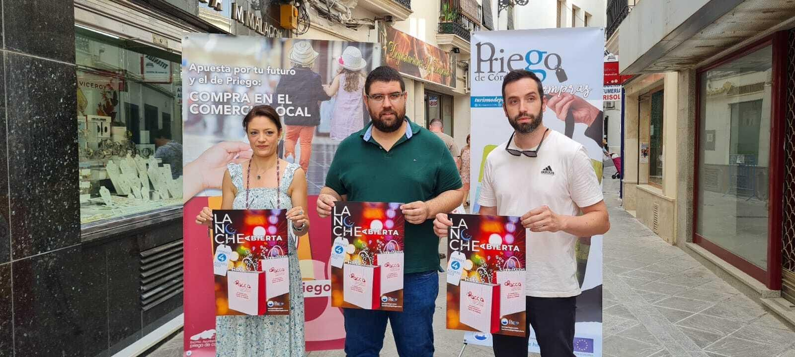 Presentación de la séptima edición de 'La noche abierta' de Priego de Córdoba.