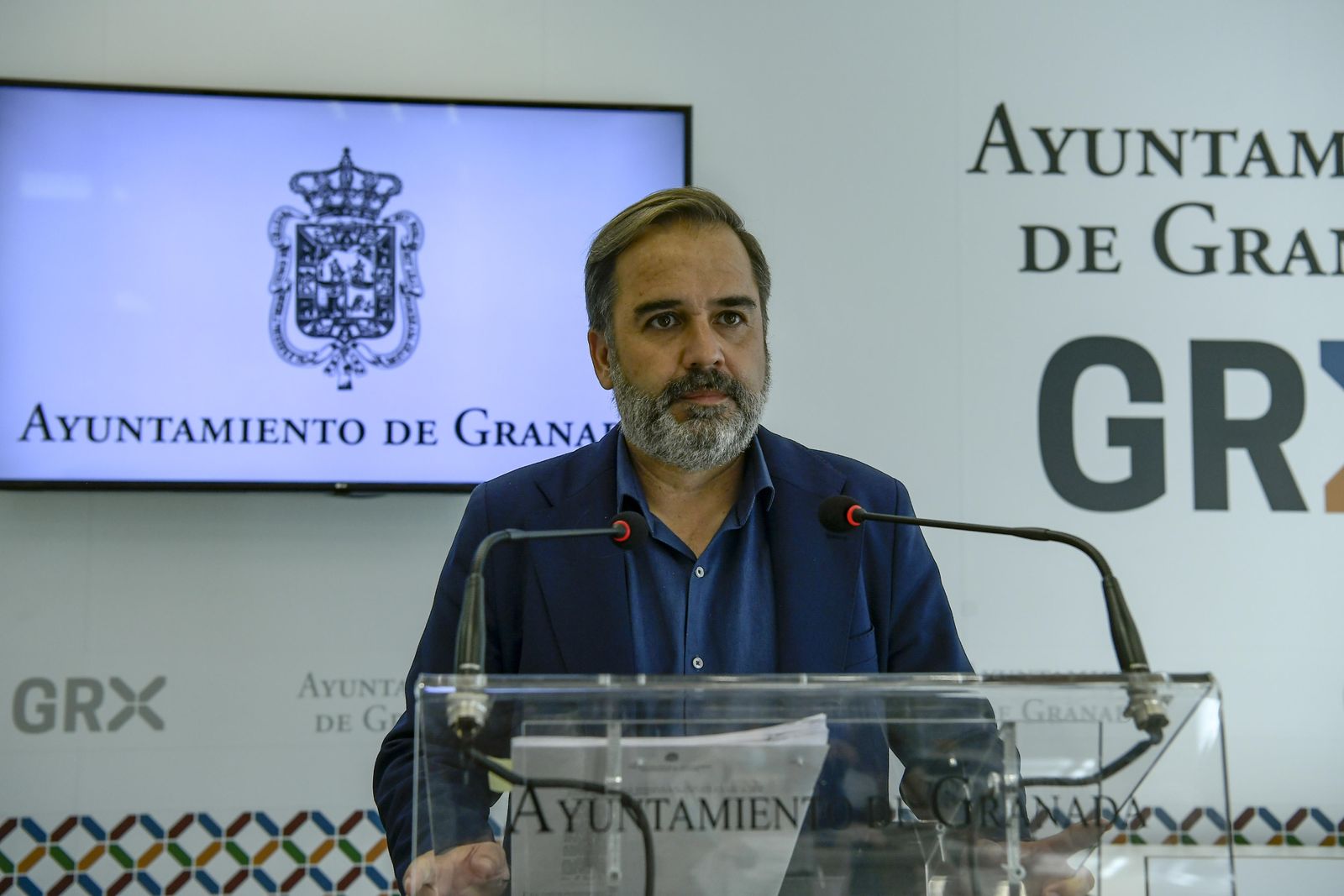 El portavoz del equipo de Gobierno de Granada, Jacobo Calvo