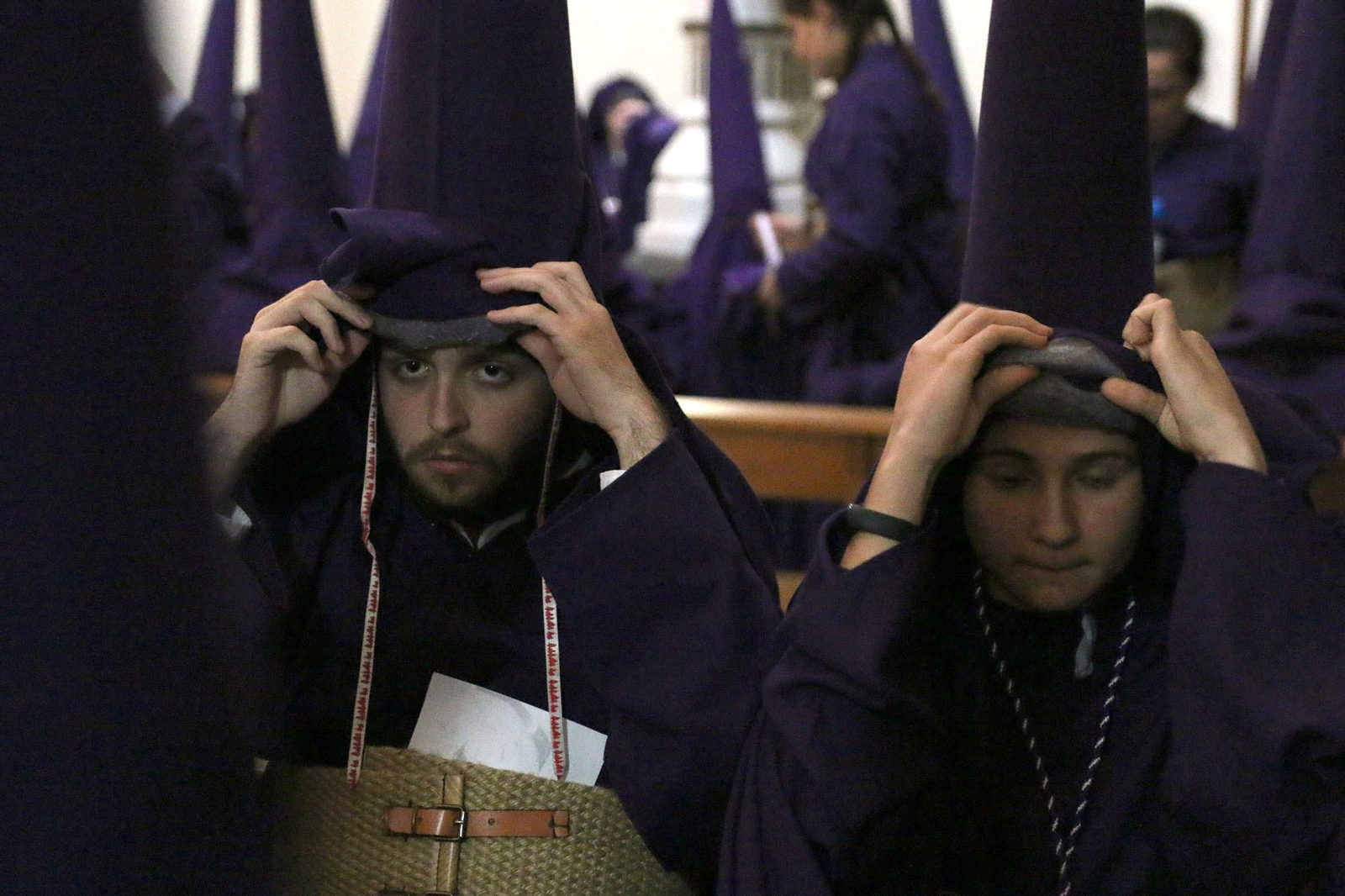 La procesión de las Angustias de Almería, en imágenes
