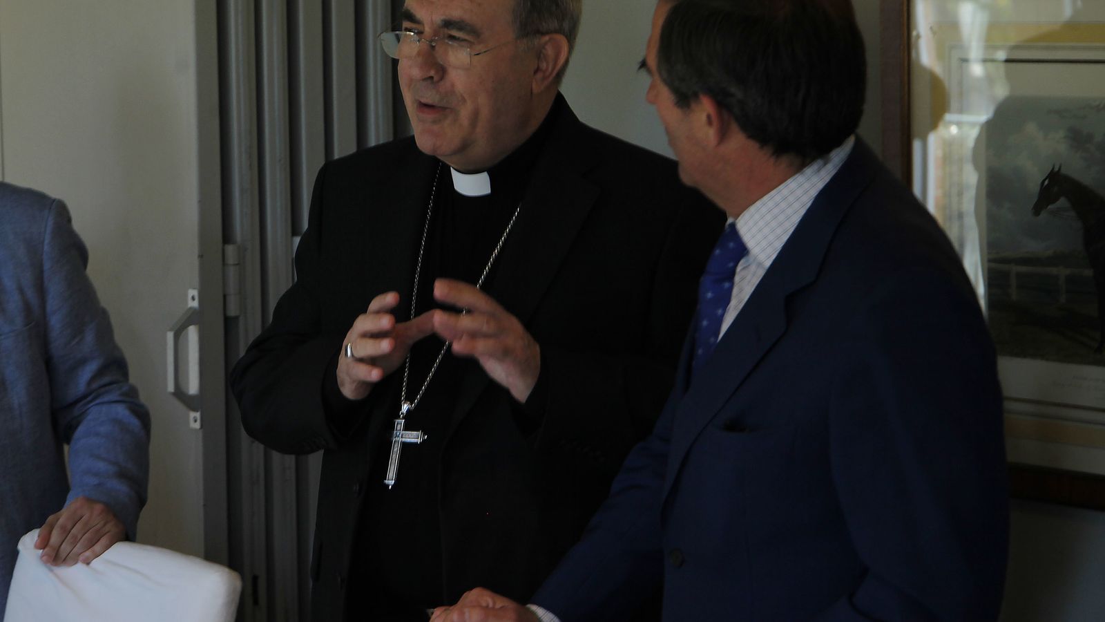 Asenjo, con Julio Díaz Escudero, fundador de la tertulia.