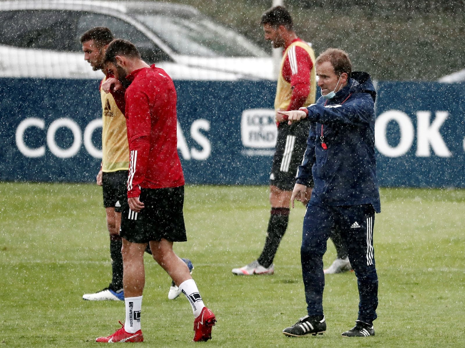 Jagoba Arrasate, en un entrenamiento reciente.