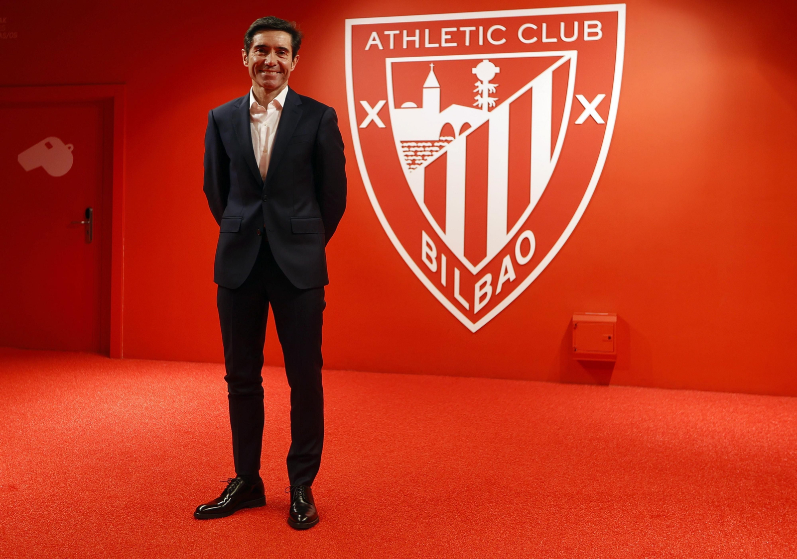 Marcelino, técnico del Athletic.