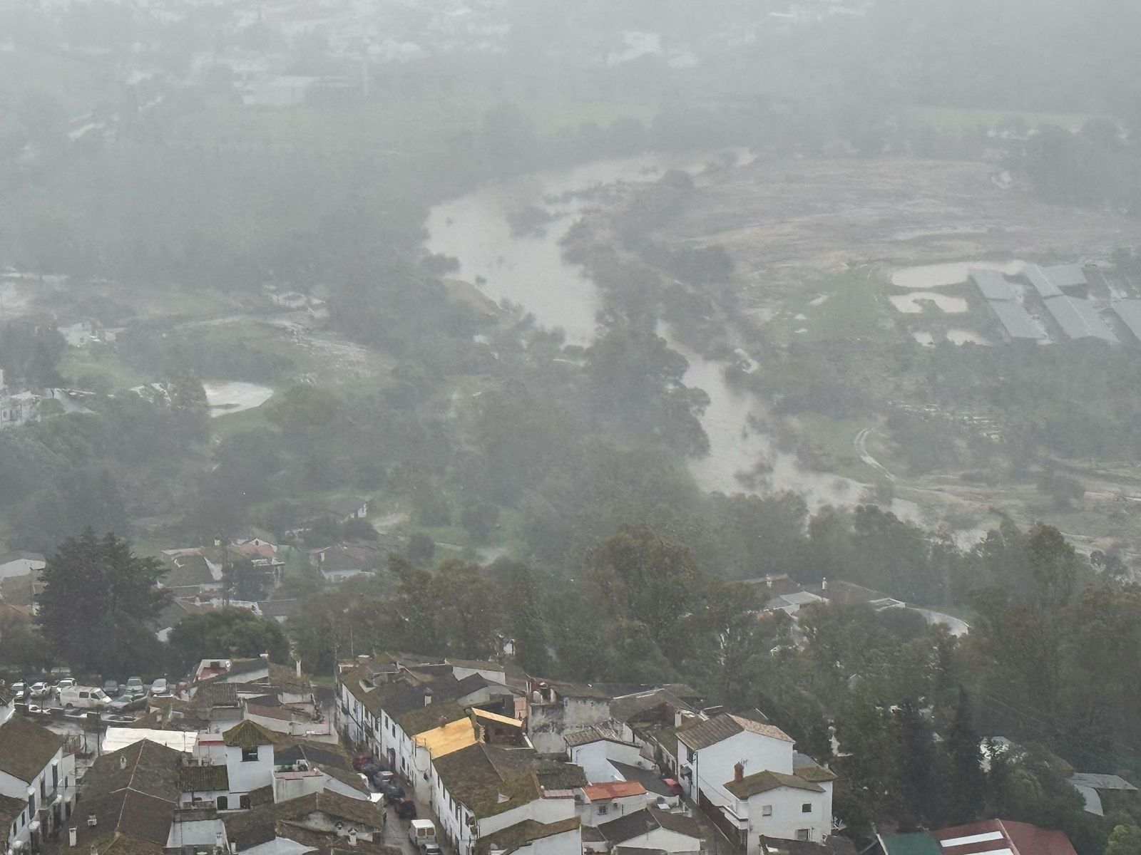 Fotos: La borrasca Joseph amenaza Jimena con la crecida del Hozgarganta