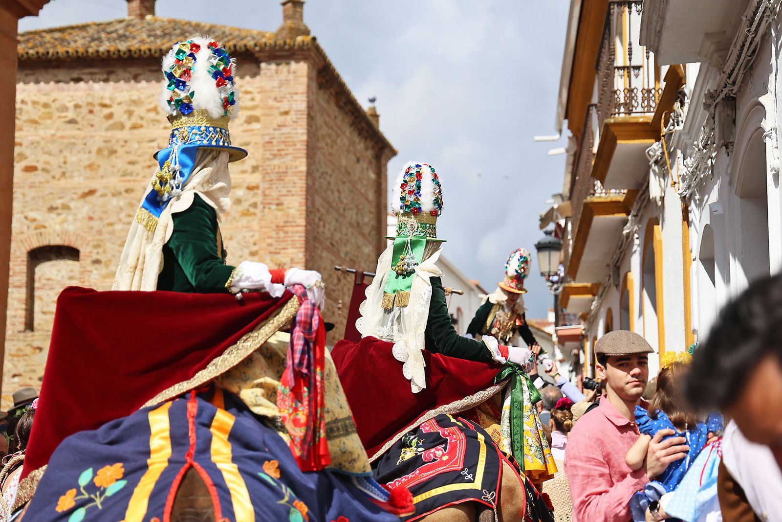 Las imágenes de la romería de San Benito Abad en el Cerro del Andévalo de Huelva
