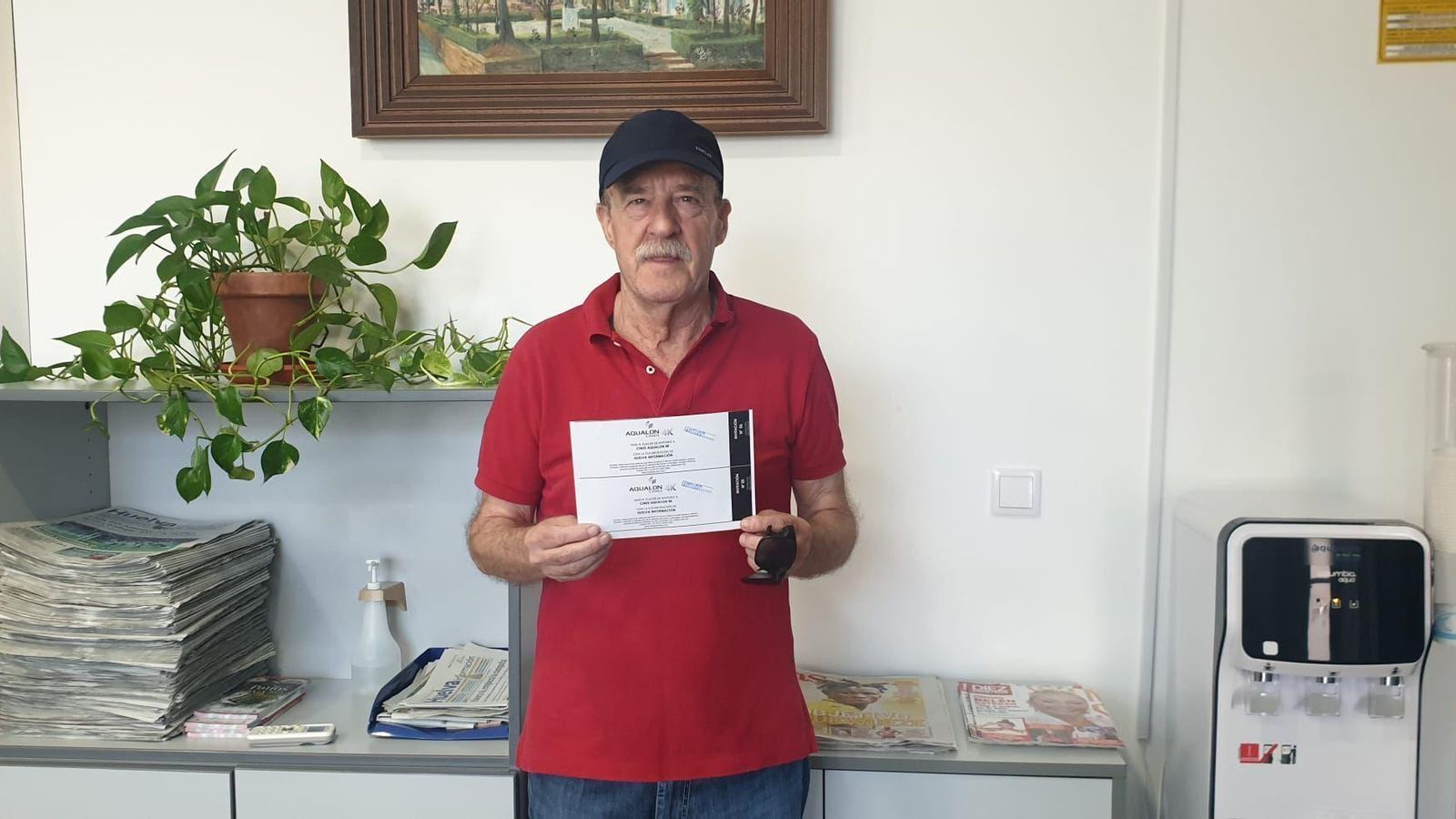 José Martín García, uno de los ganadores del pasado sorteo José Martín García, uno de los ganadores del pasado sorteo