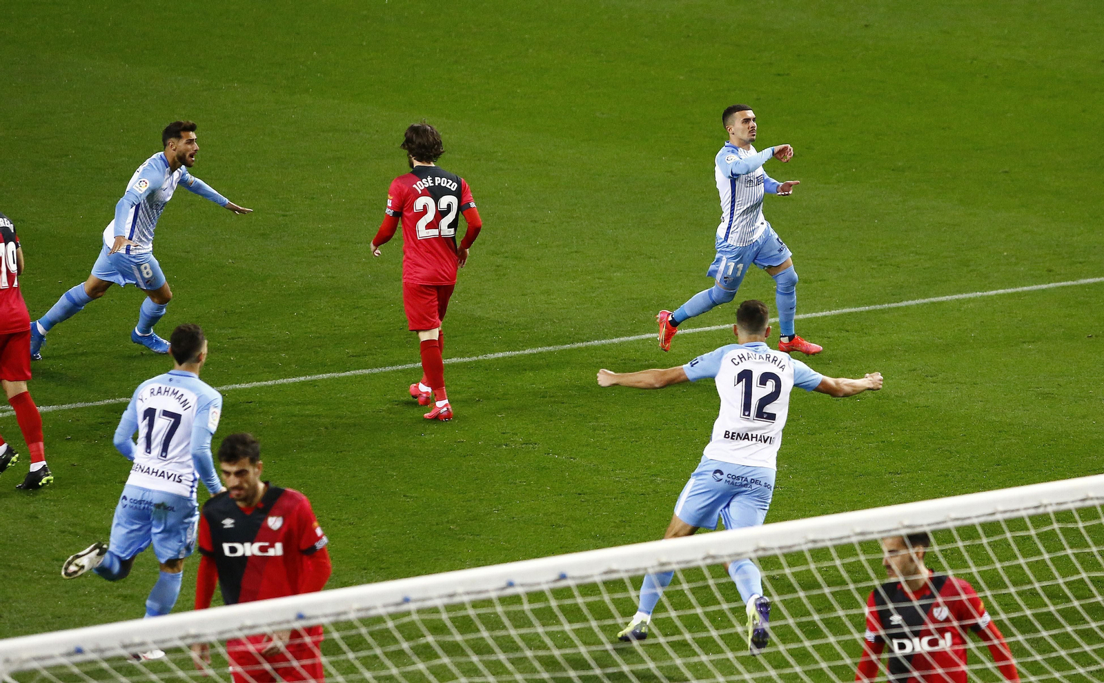 Las fotos del Málaga CF-Rayo Vallecano