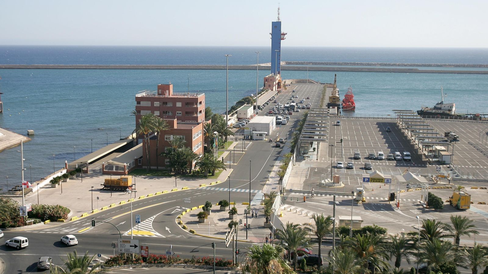 Panorámica del Puerto de Almería