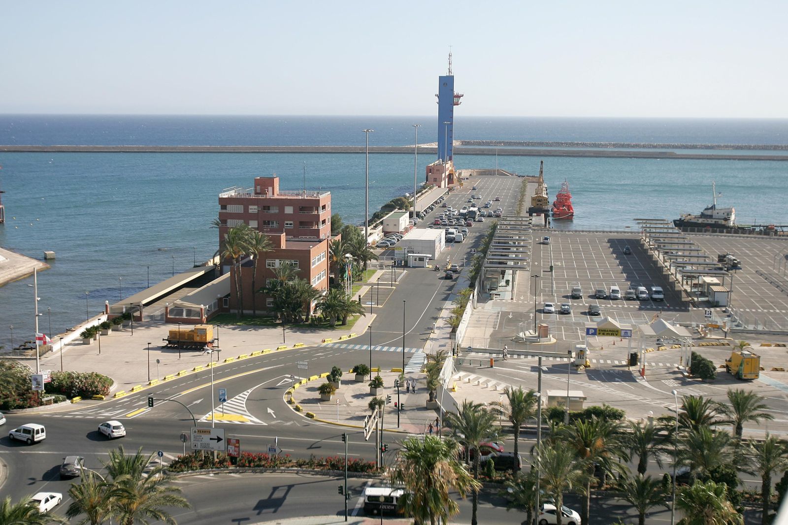 Panorámica del Puerto de Almería