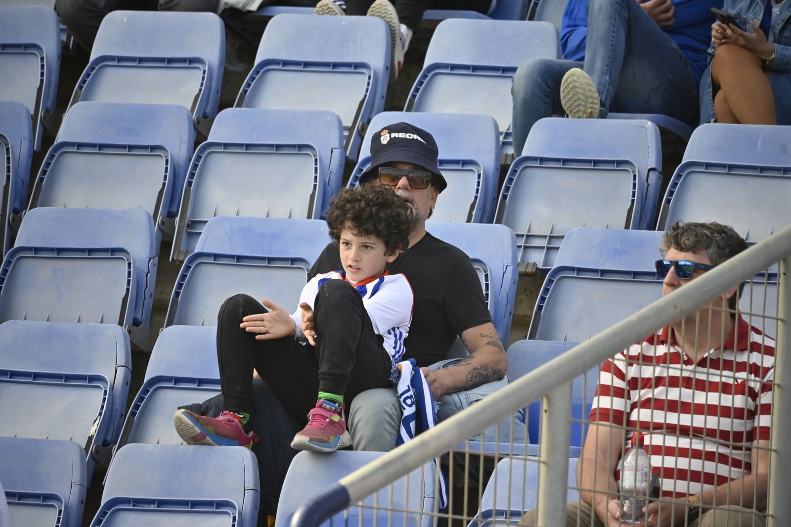 Imágenes de ambiente del partido Recre - Melilla