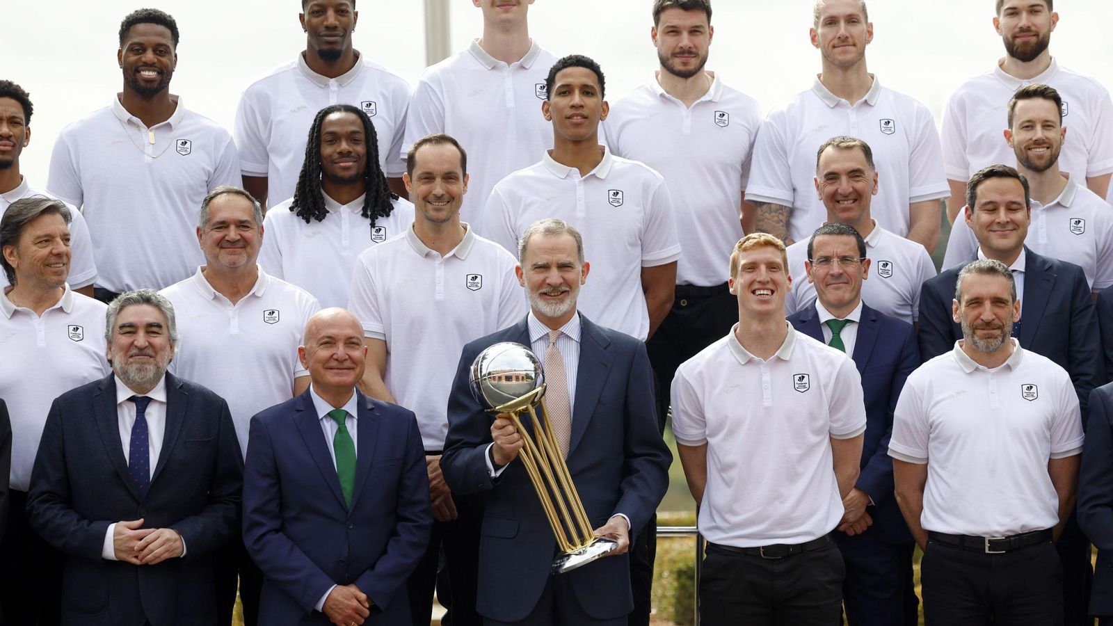 La recepción del Rey Felipe VI al Unicaja, en fotos