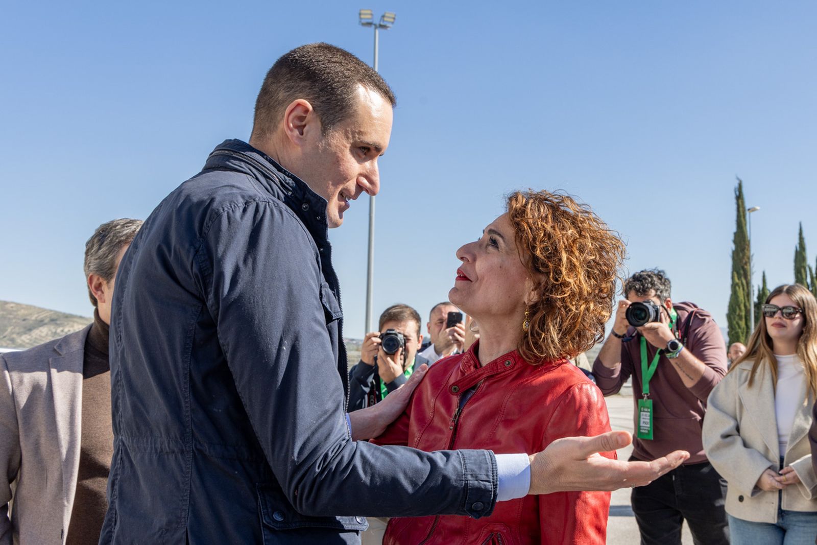 Acto en defensa de los servicios públicos para celebrar el 28F en Jaén