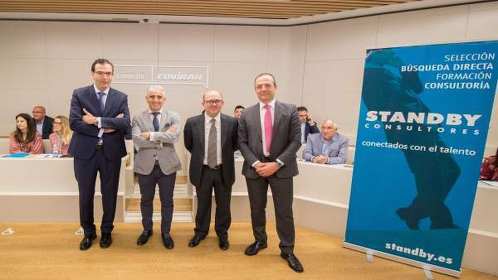 Responsables de recursos humanos durante  la jornada