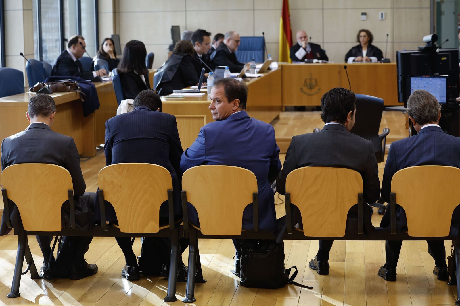 Vista general de la sala de la Audiencia Nacional donde ha comenzado el juicio.