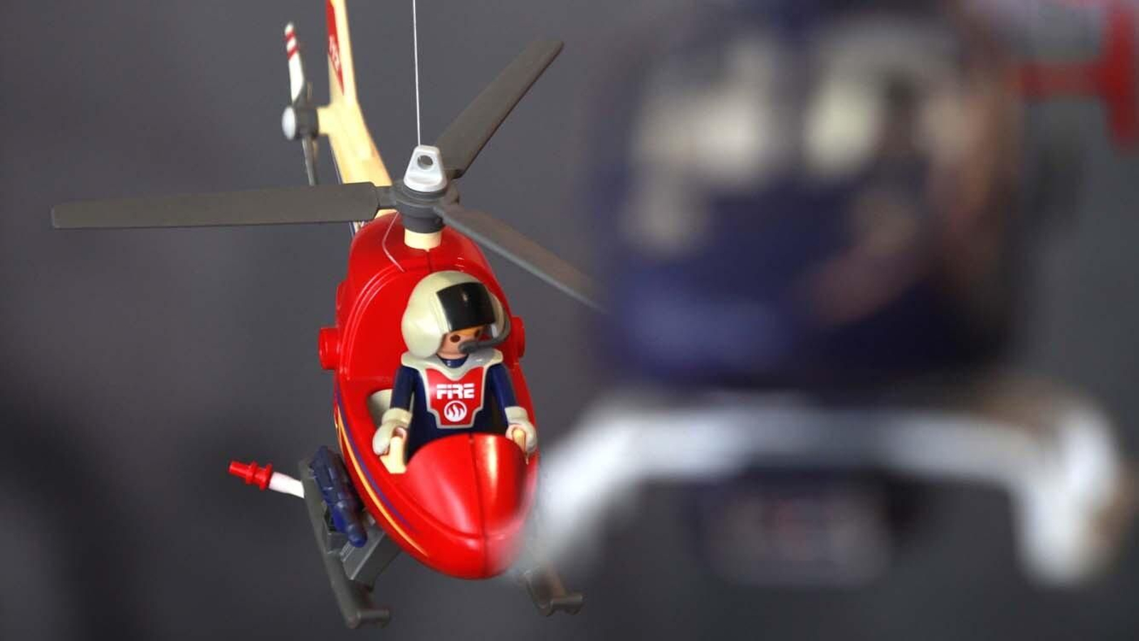 Las fotos de la exposición de las figuras de Playmobil