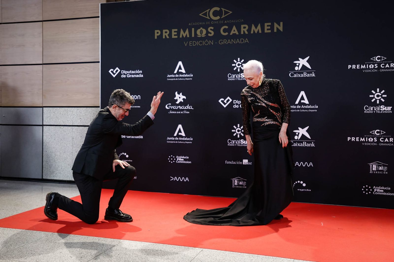 La alfombra roja de los premios Carmen en Granada
