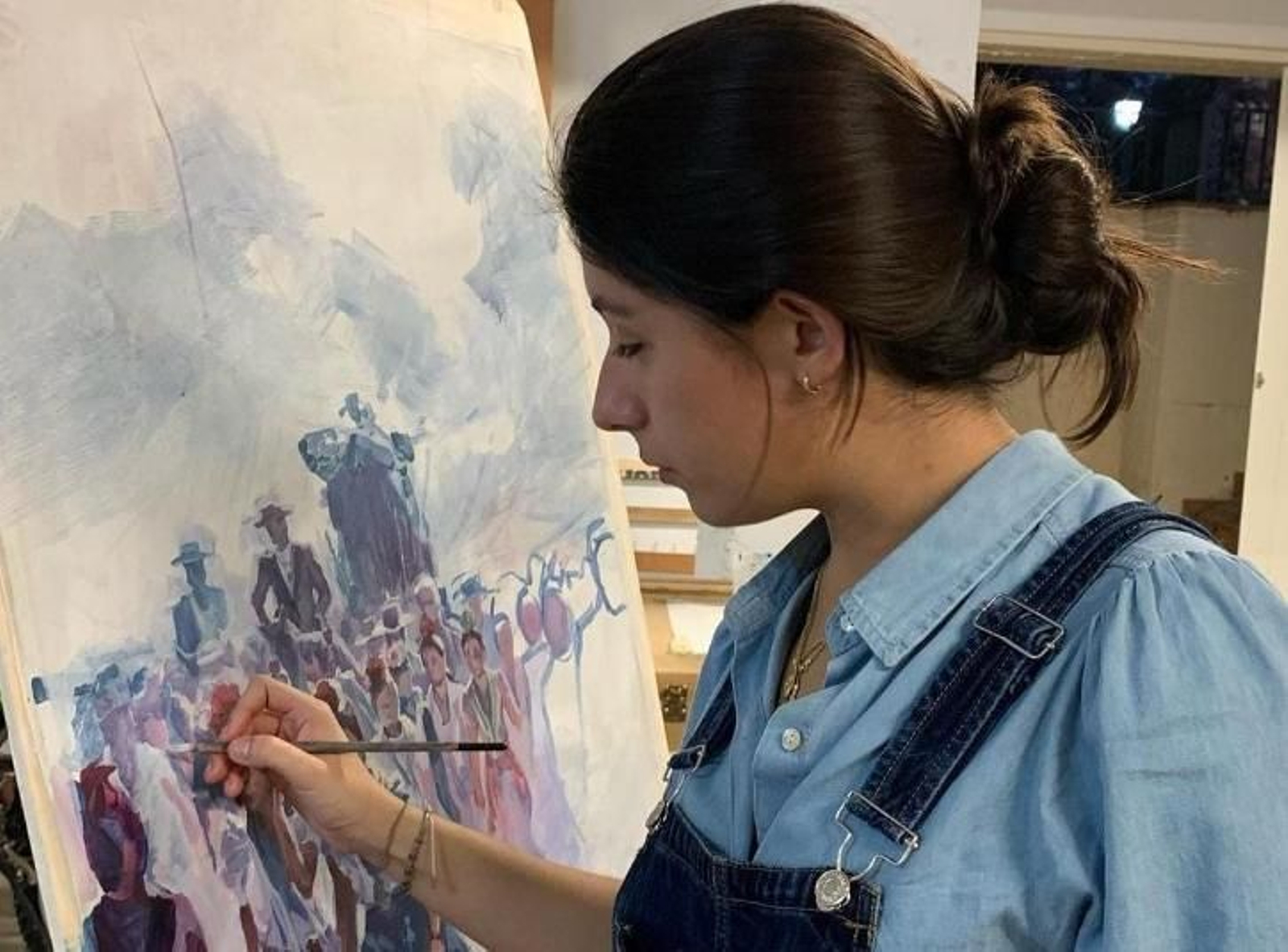 La artista Carmen Alberto La artista Carmen Alberto
