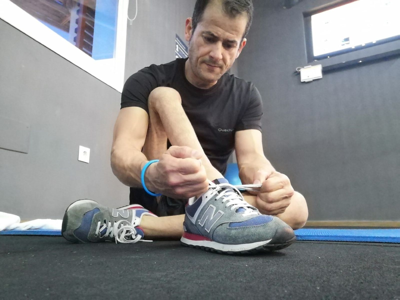 El paratriatleta M.Afonso