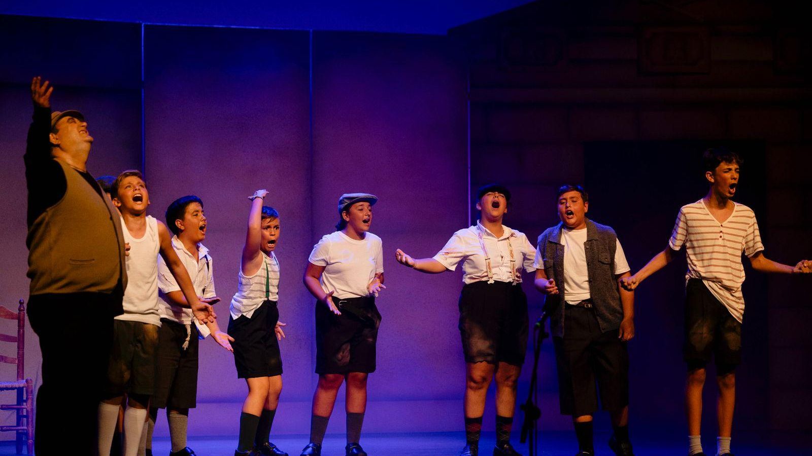 Otro momento de la representación en el teatro municipal Pedro Muñoz Seca.