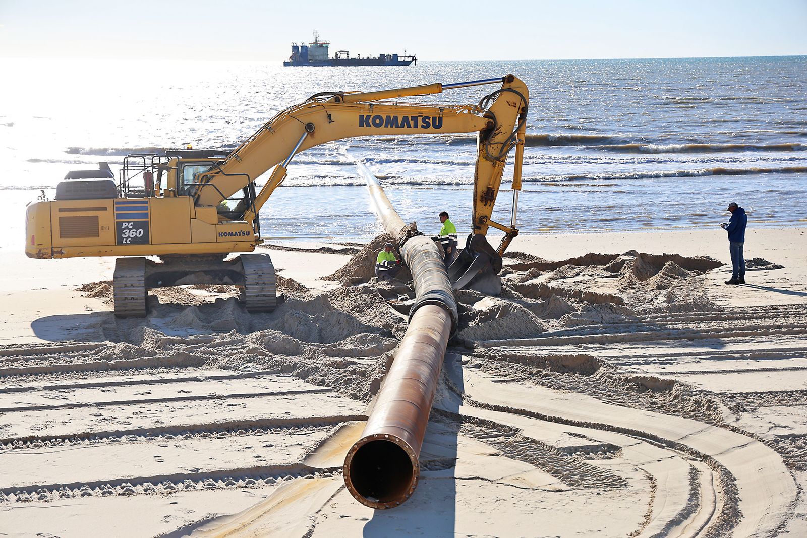 Las dramáticas fotografías del estado de las playas de Matalascañas tras el paso del temporal