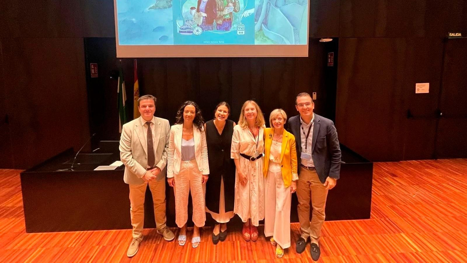 Momento de la defensa del trabajo.