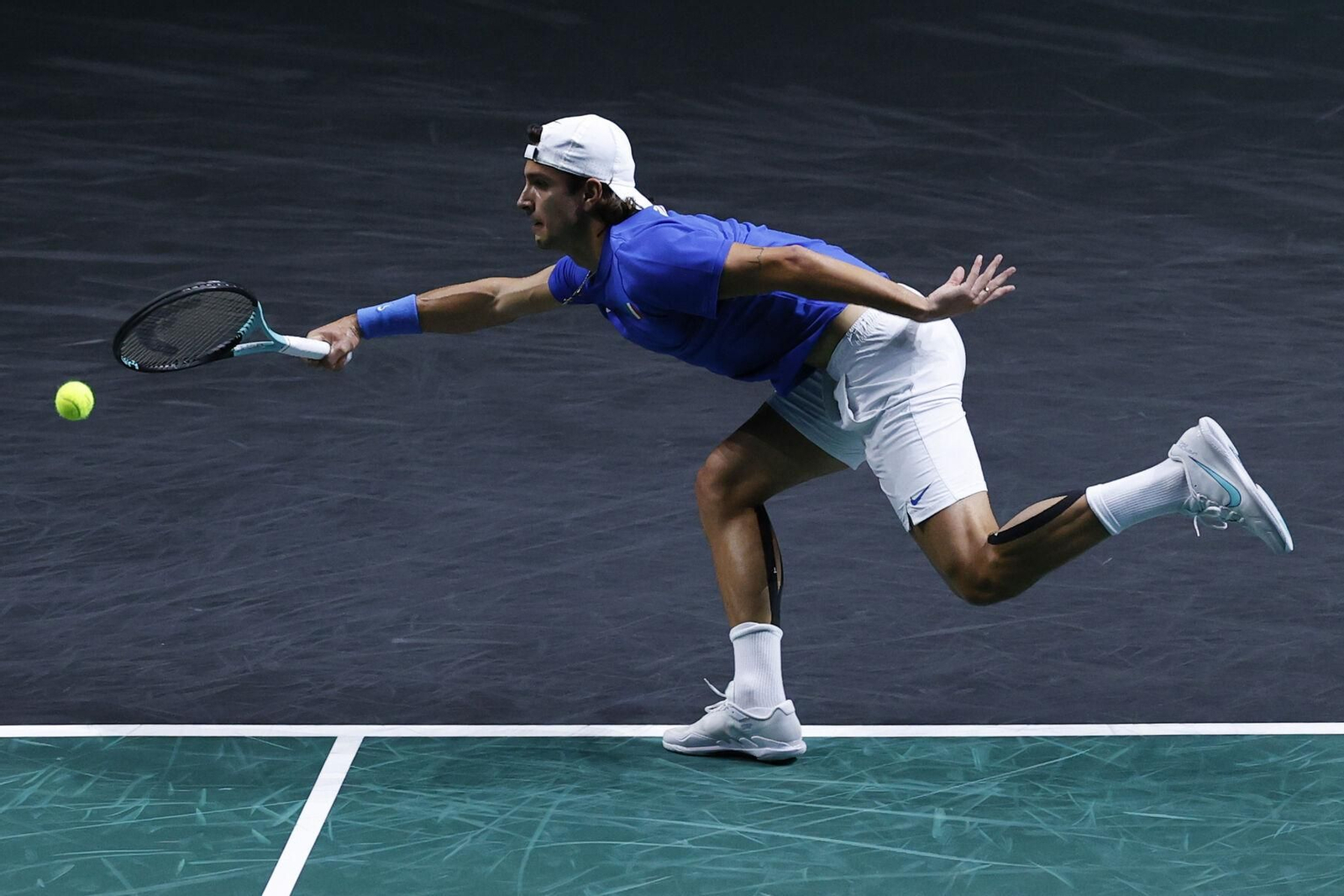 Taylor Fritz - Lorenzo Musetti de la Copa Davis de Málaga, en fotos