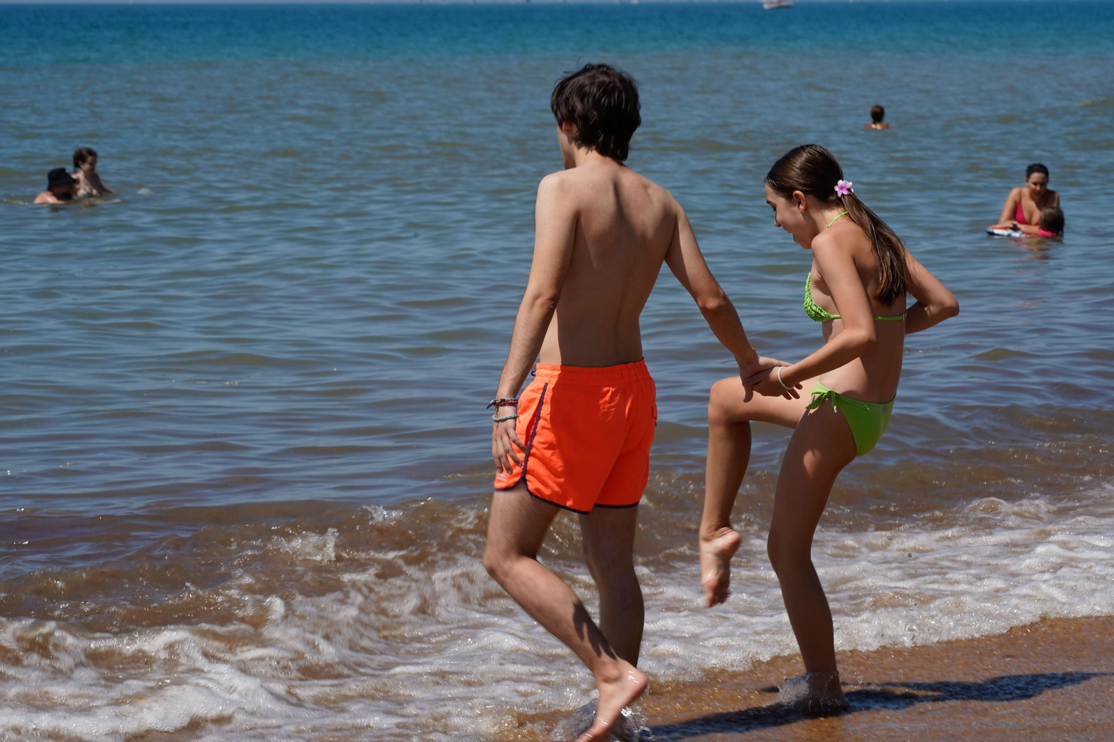 Imágenes de las playas de Huelva el sábado 17 de agosto