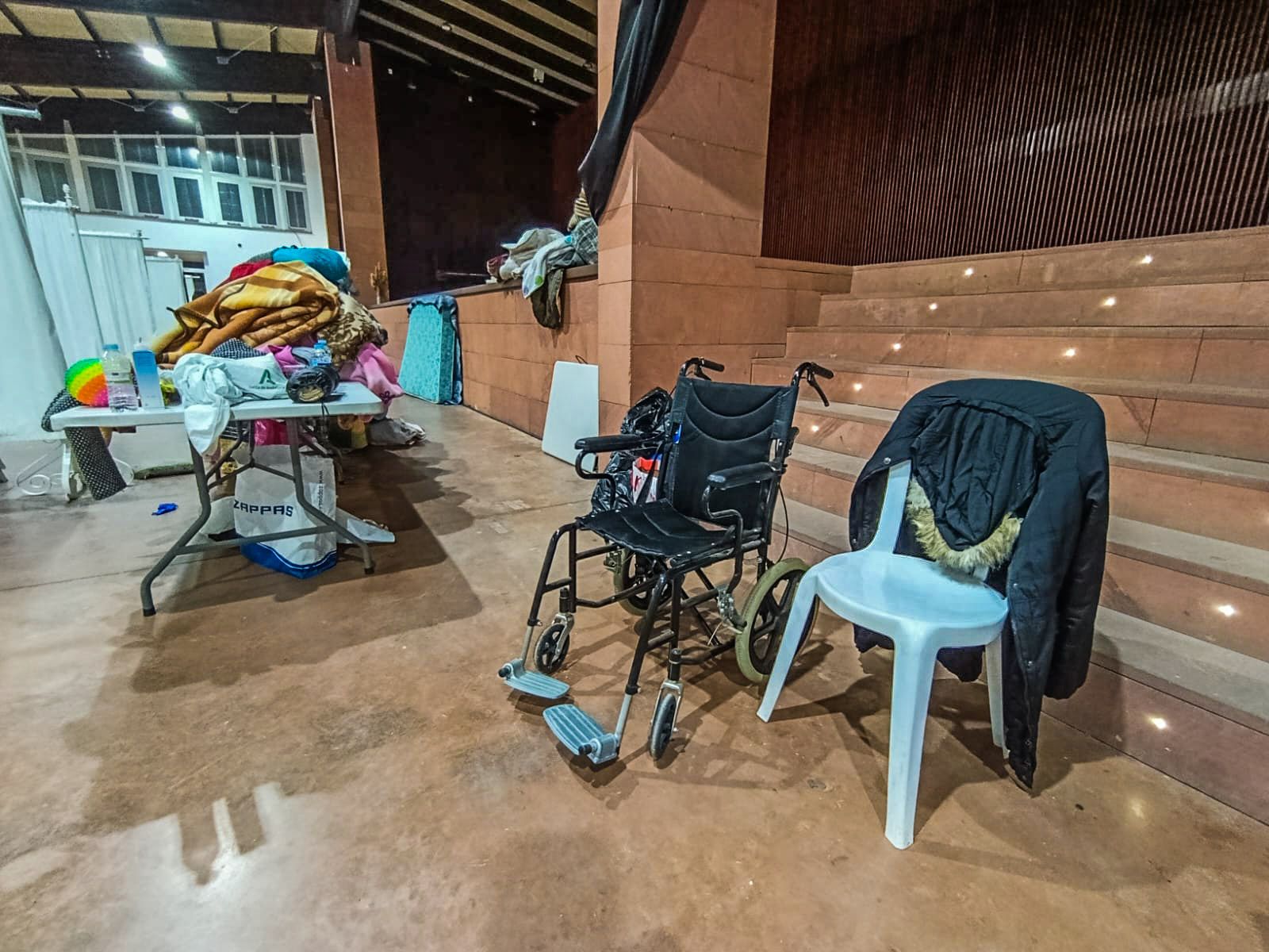 Fotografías del Hospital de campaña habilitado en Adamuz tras el accidente de tren