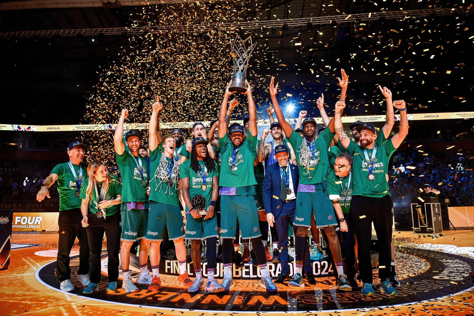 La fiesta en el Belgrado Arena, desde dentro