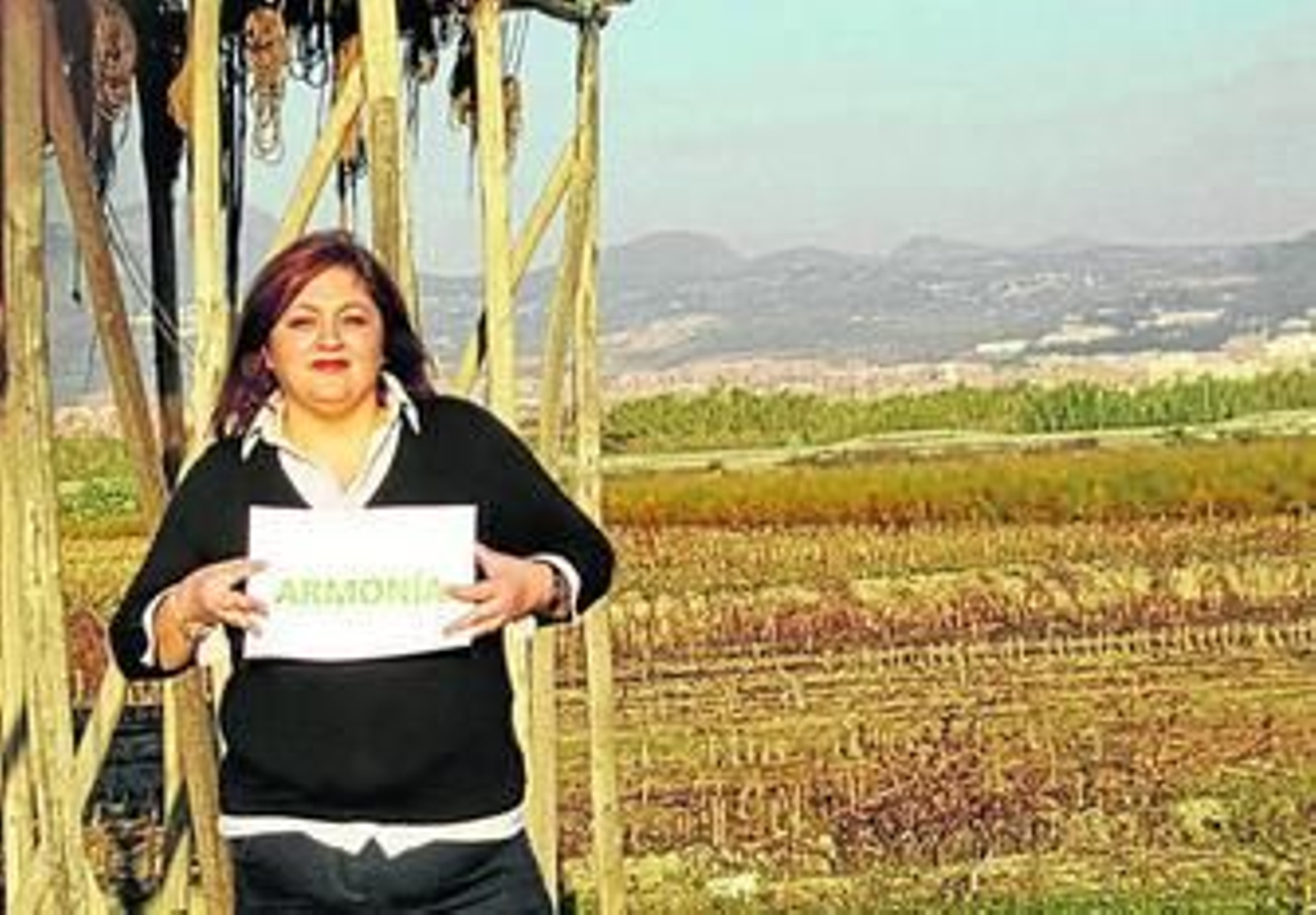 Una de las participantes en el concurso.