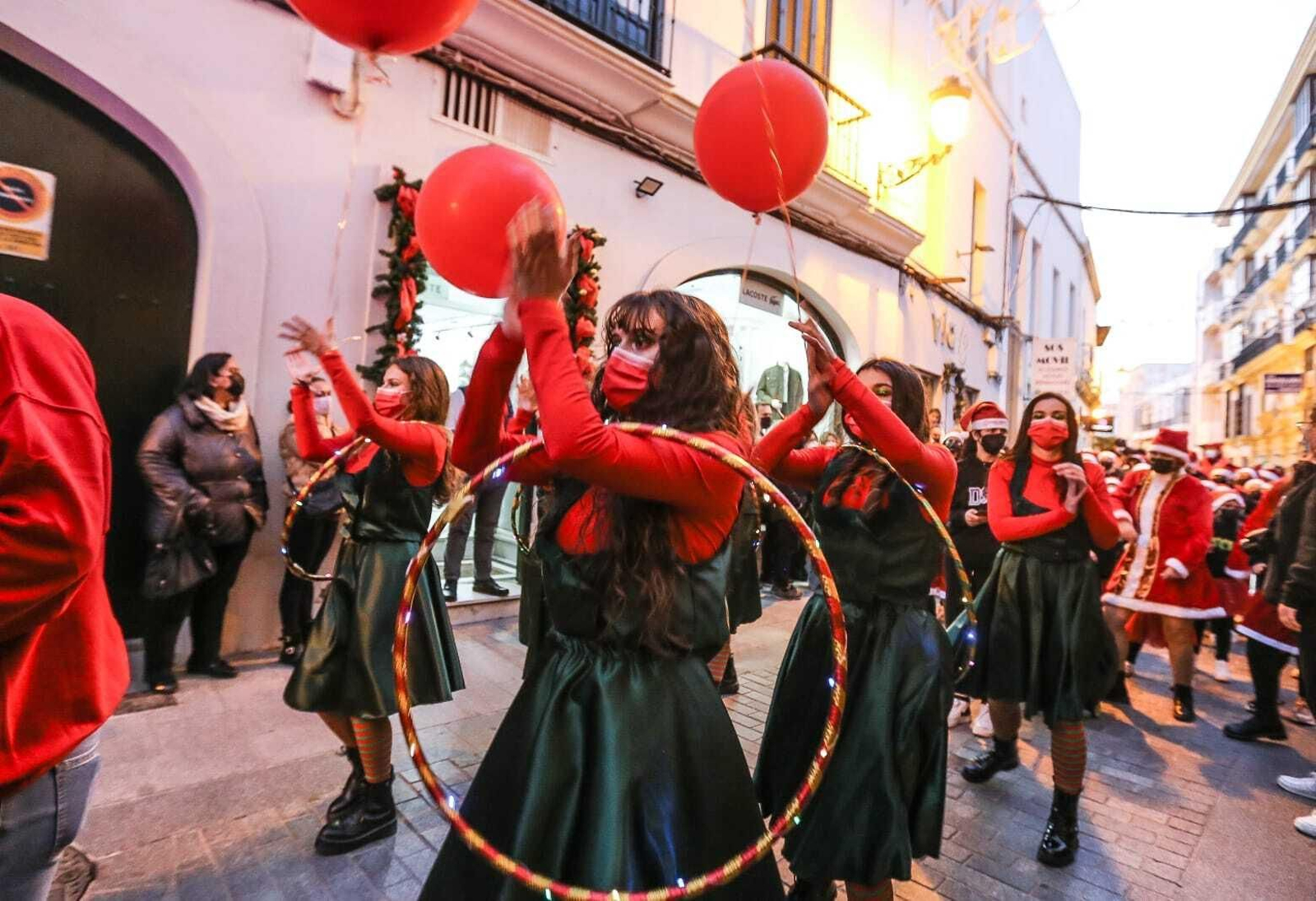 Cabalgata de Papá Noel en Chiclana