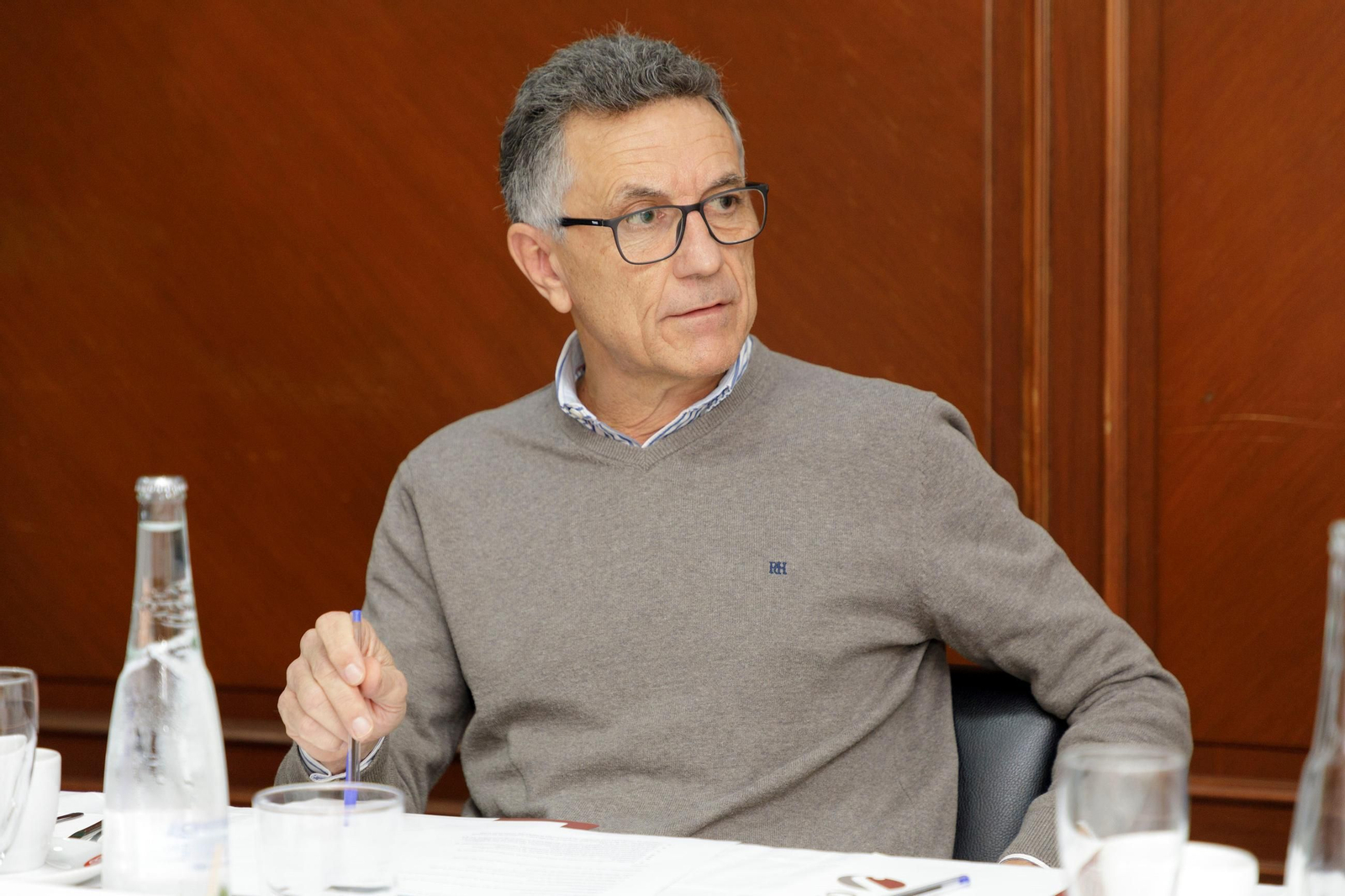 Juan Carlos Espinosa, director gerente de Inés Rosales y representante de la Agrupación Empresarial de Huévar Juan Carlos Espinosa, director gerente de Inés Rosales y representante de la Agrupación Empresarial de Huévar