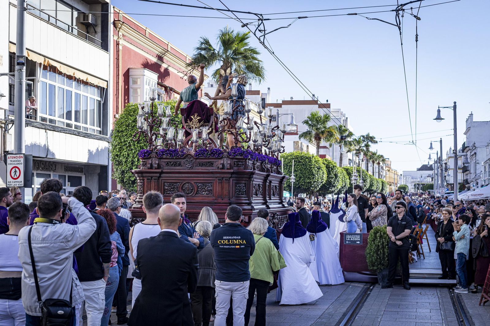 Las imágenes de la hermanad de Columna en la Semana Santa de 2025