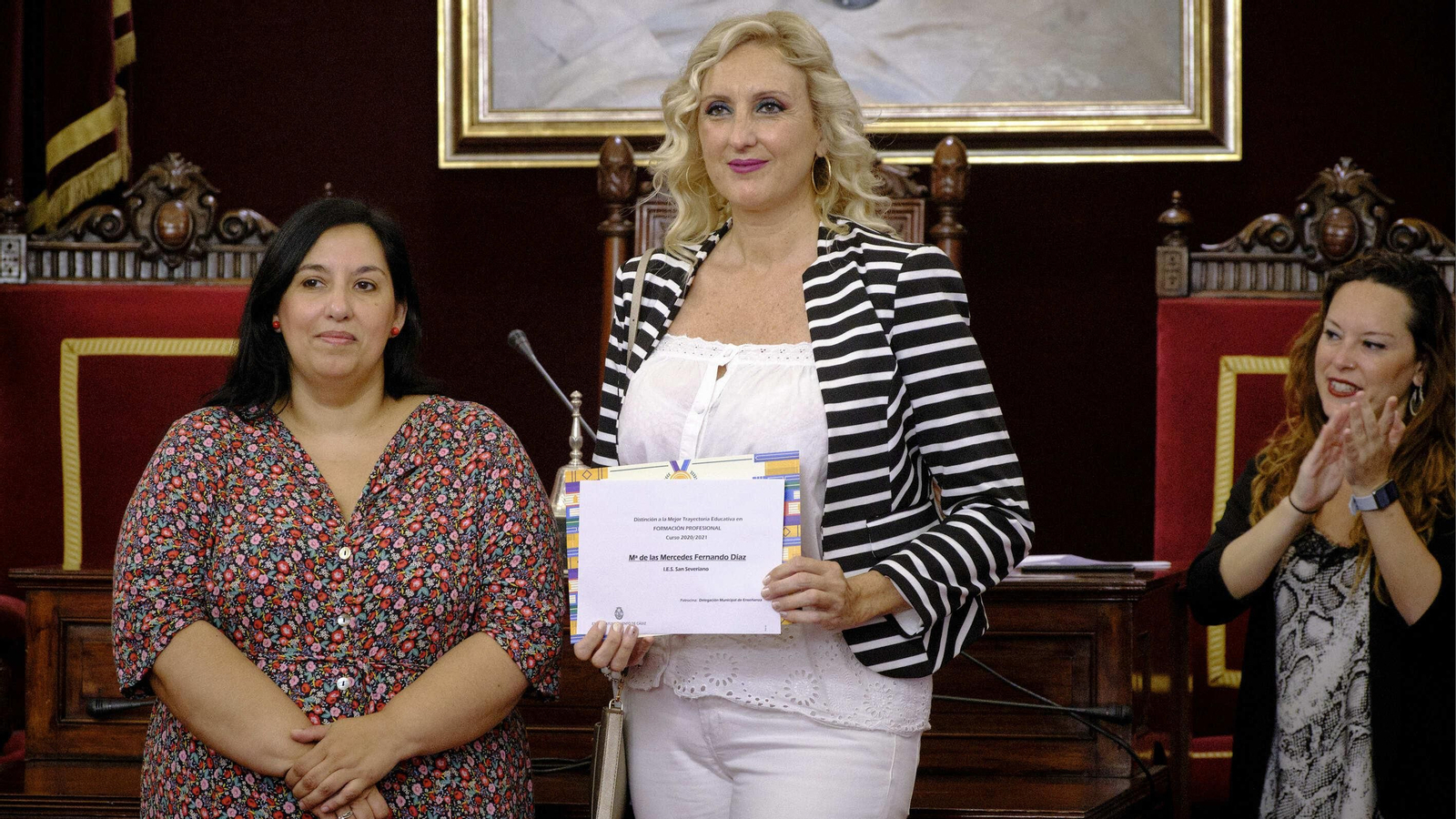 María de las Mercedes Fernando Díaz, del IES San Severiano.