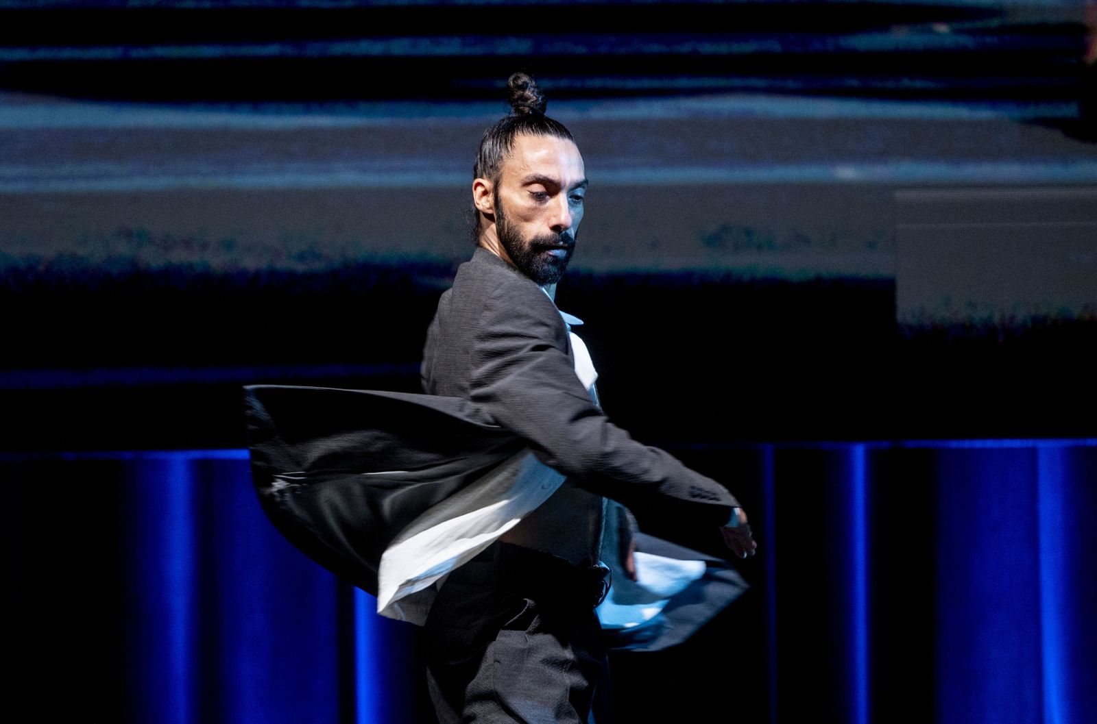 El gaditano Eduardo Guerrero durante una actuación de este año en Madrid.