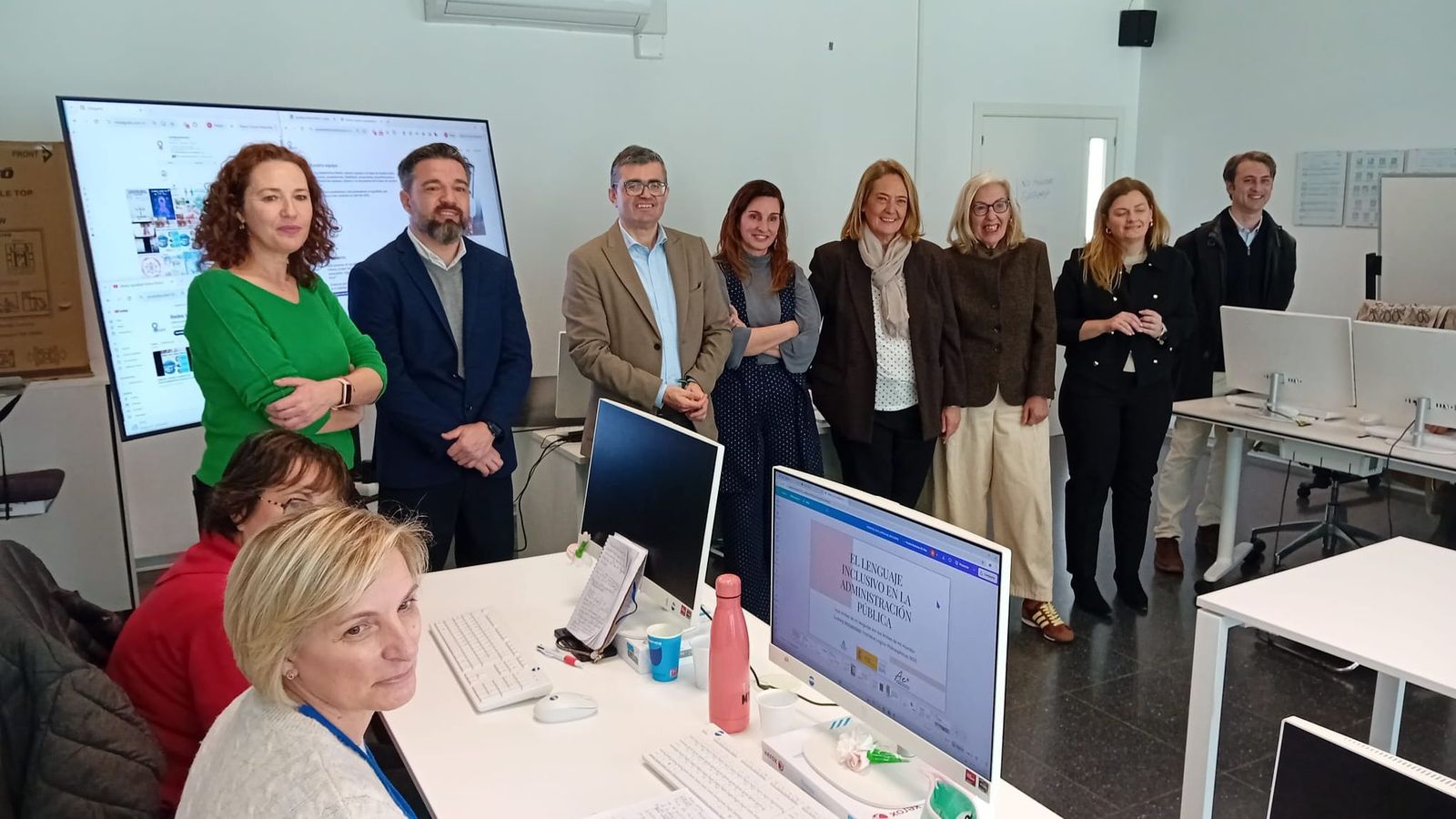 Imagen de la visita de Javier Martín en Andalucía Emplea Más