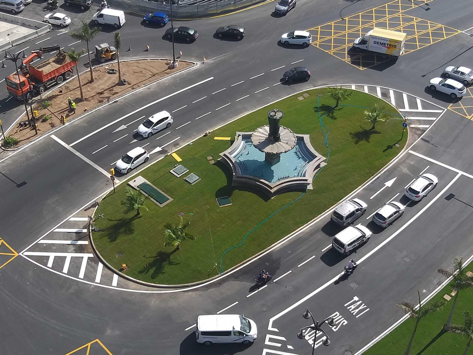 Fotos de la avenida de Andalucía de Málaga, a las puertas de la normalidad tras 10 años de obras del Metro