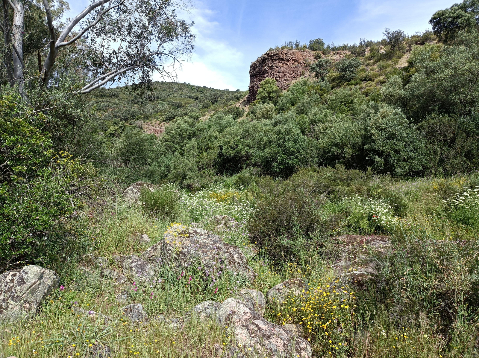 Imágenes de la georruta de El Chorro, en Almadén de la Plata