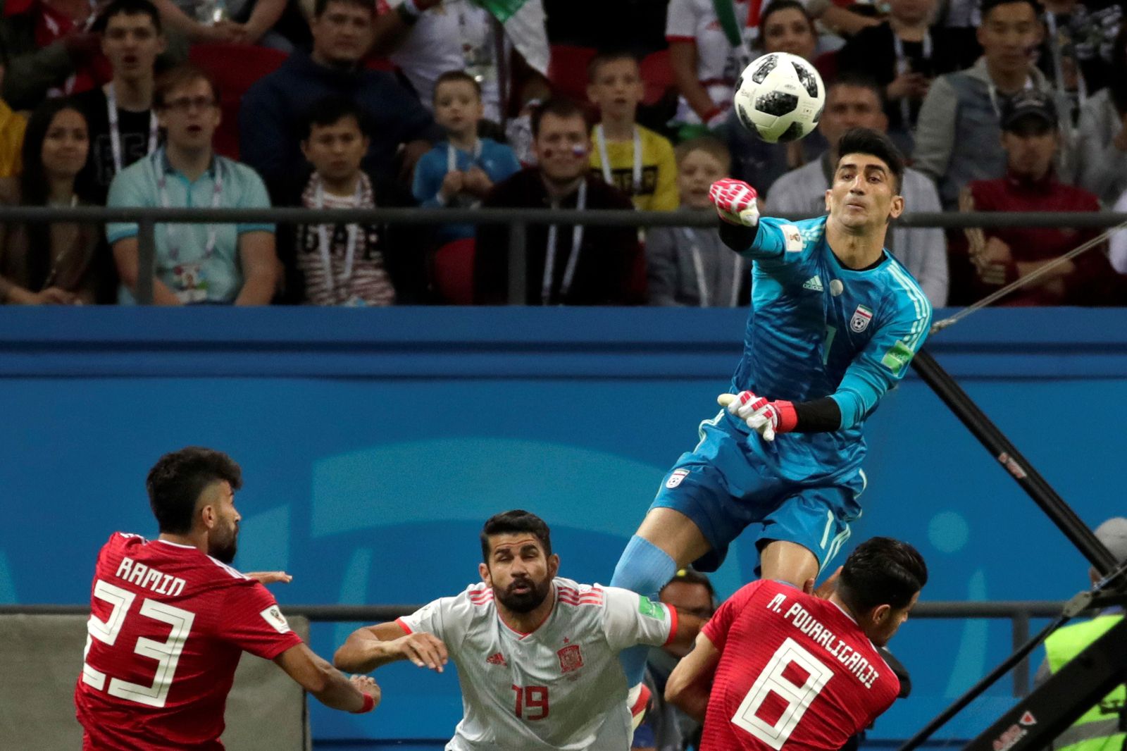 Las imágenes del Irán-España