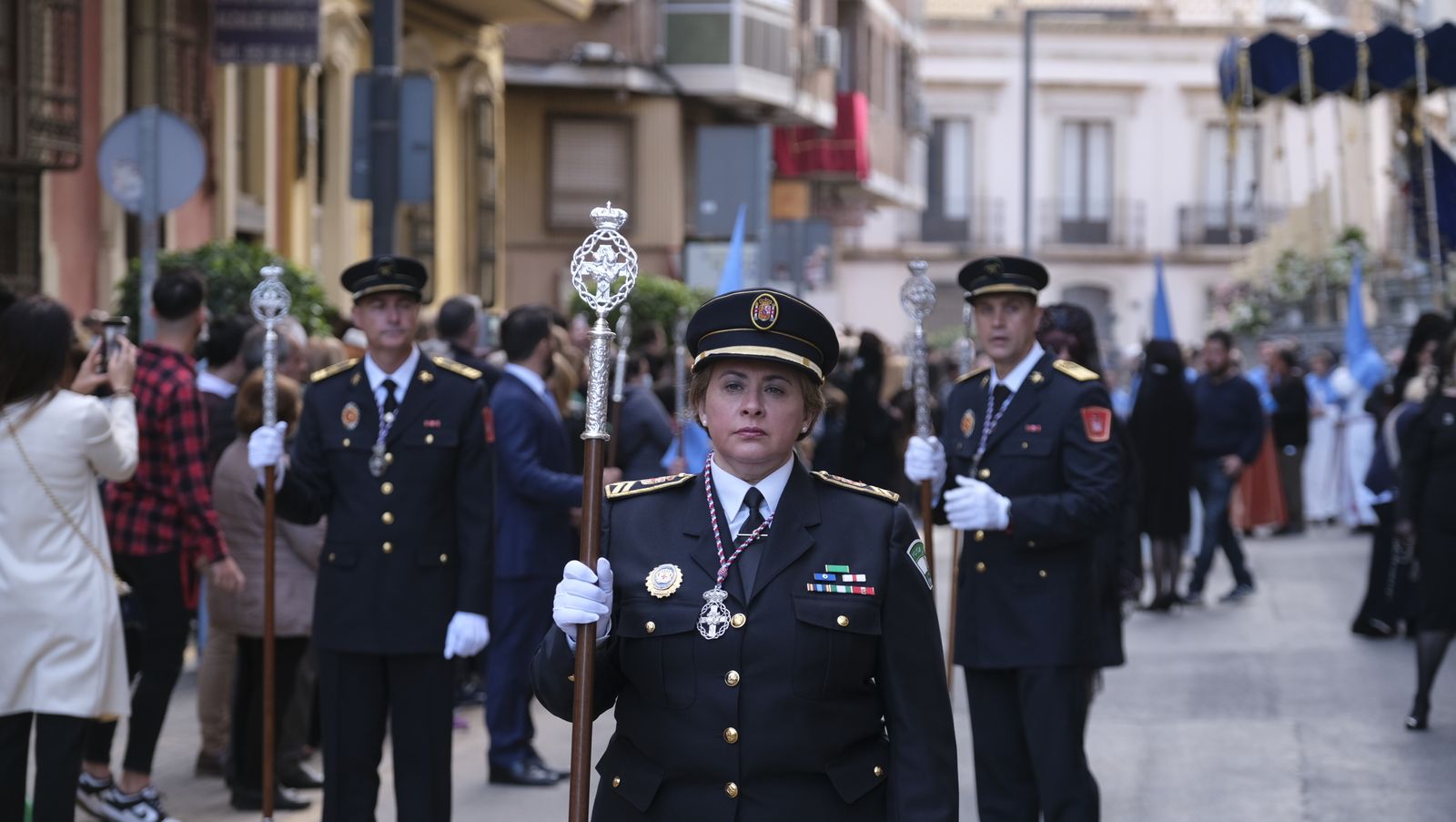 Procesión del Cristo del Amor en Almería, en imágenes