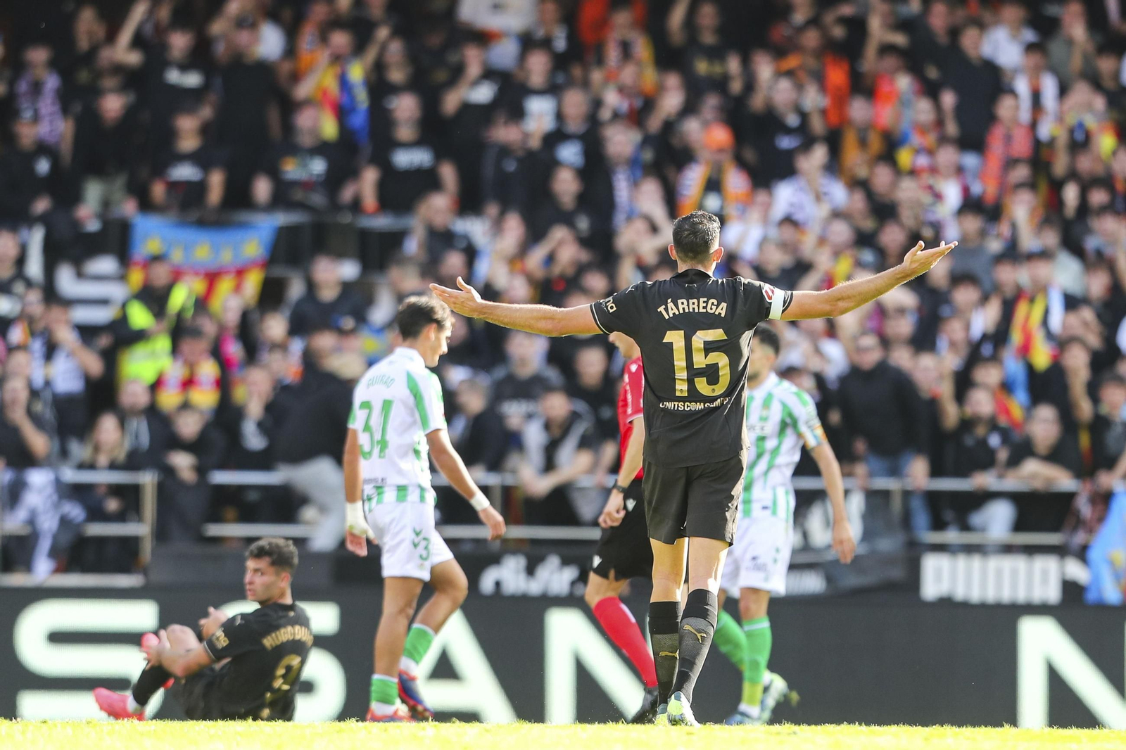 Las fotos del emotivo Valencia - Betis