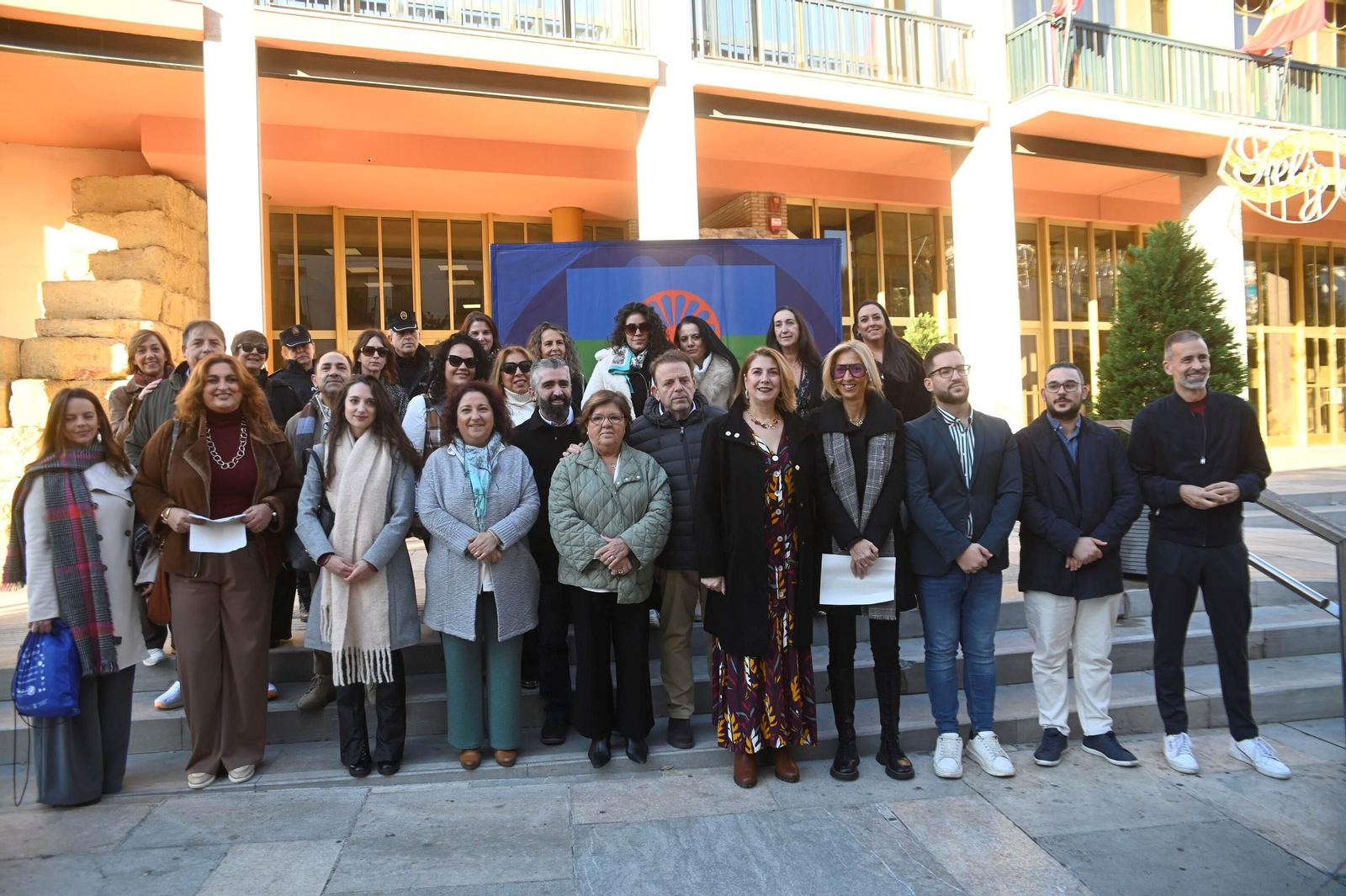 Homenaje al pueblo gitano en el Ayuntamiento de Córdoba.